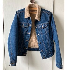 VTG Denim Sherpa Jacket
